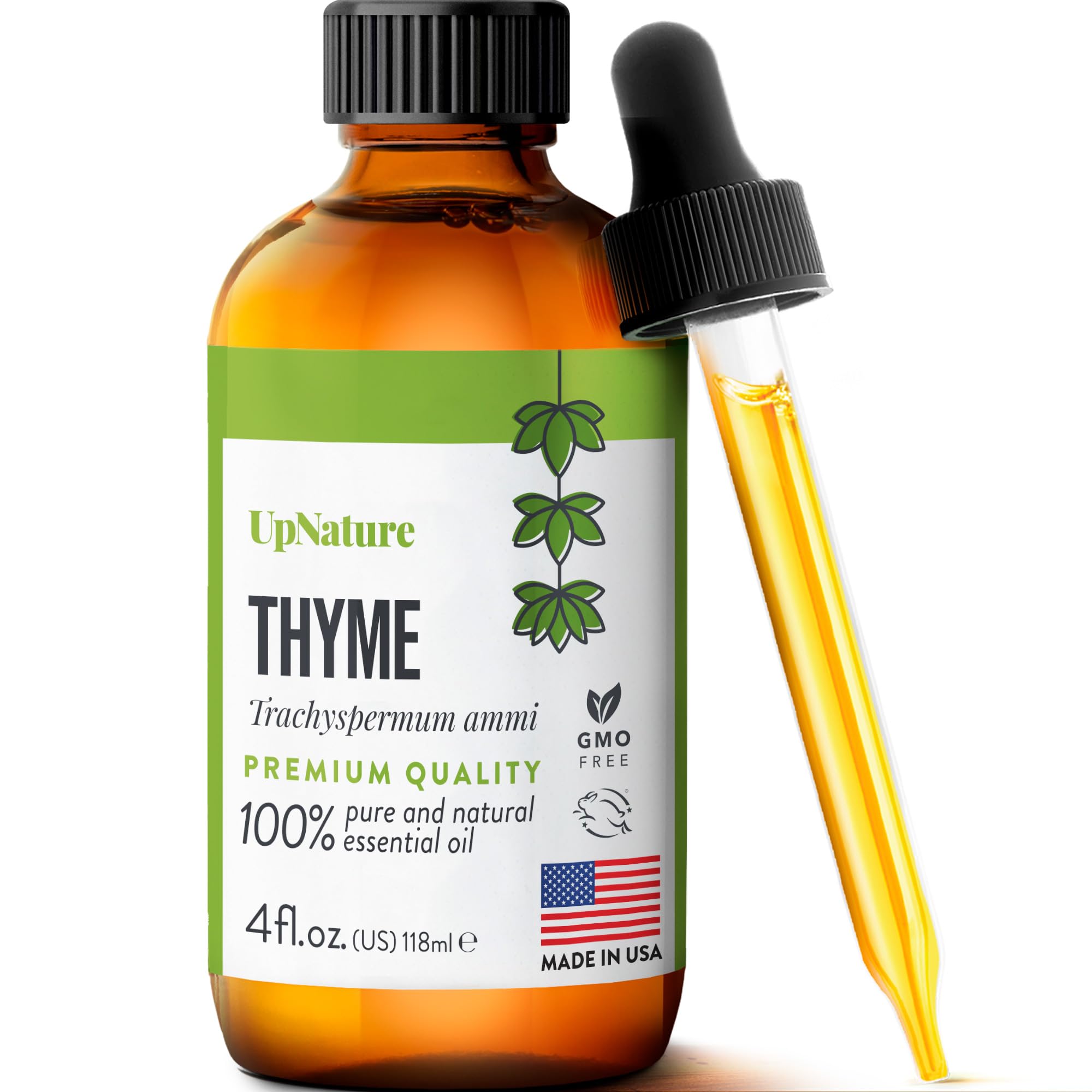UpNature Thyme Essential Oil with Dropper (4oz.)