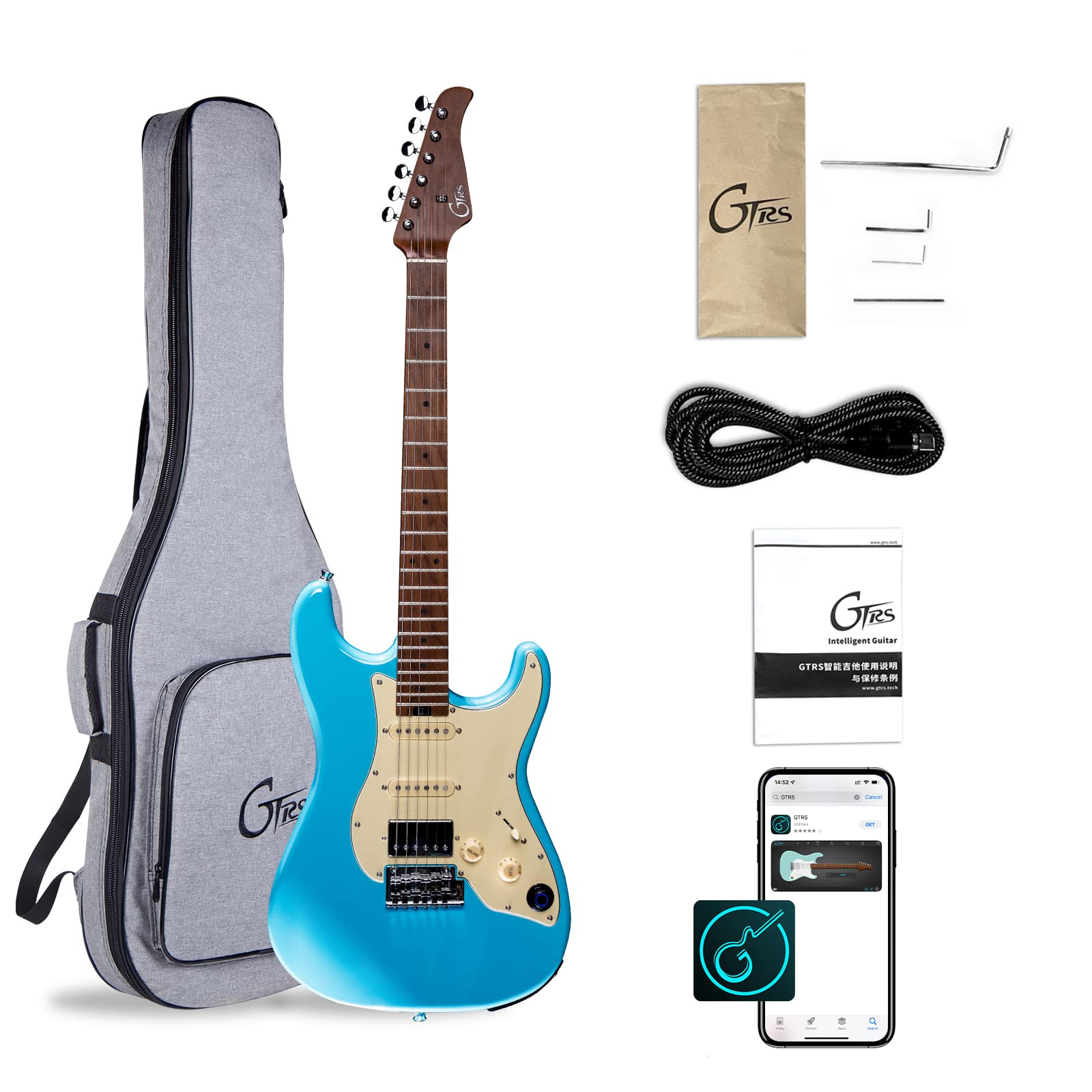 Amazon.com: GTRS S801 Electric Guitar 