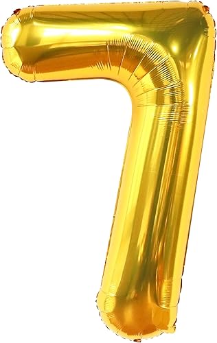 Miniatura 1211 de KatchOn, Globo dorado gigante del número 8 de 40 pulgadas, globo dorado del número 8 para decoraciones de cumpleaños de 8 años para niñas
