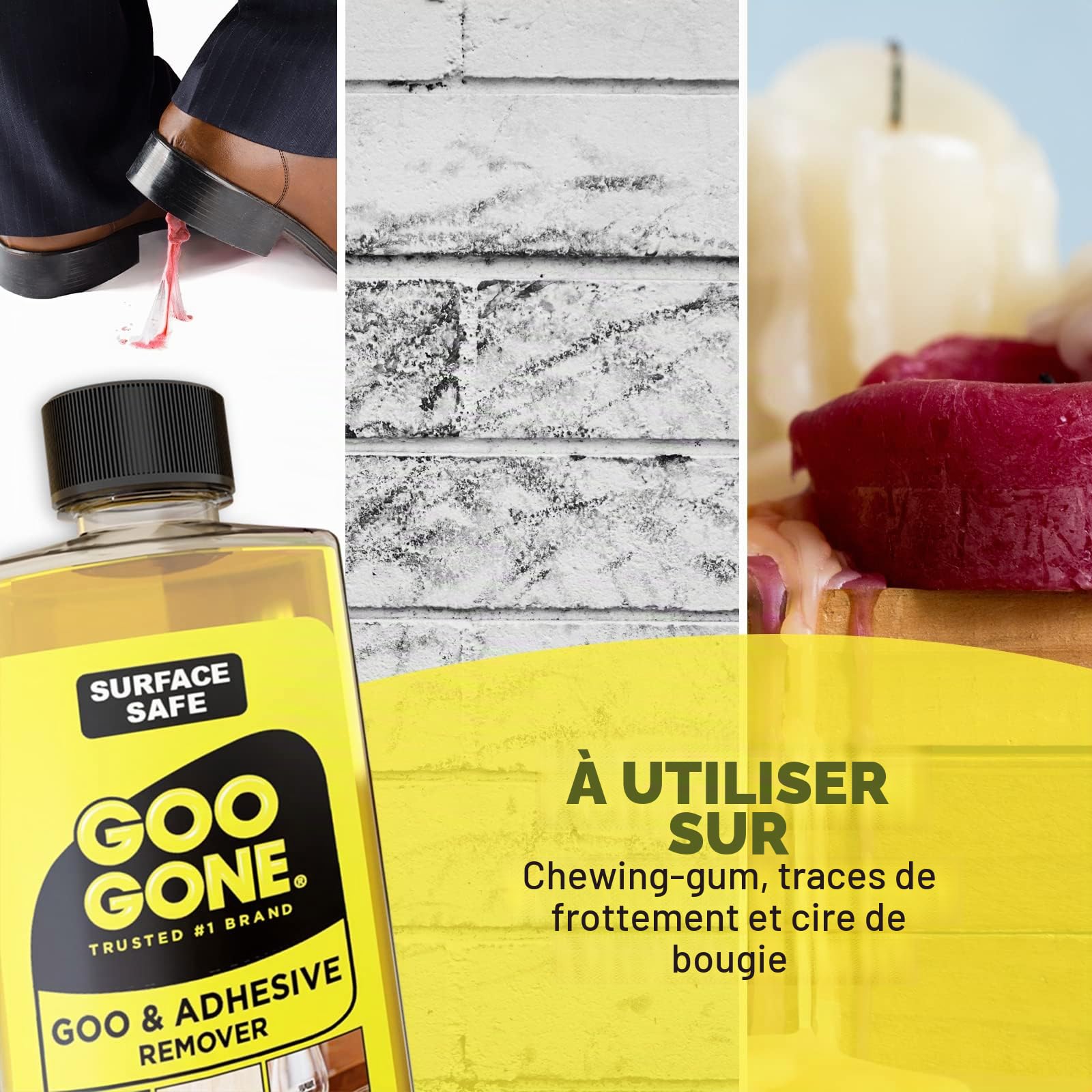 Goo a goûter mac-gg12 remover liquide de sécurité de surface d'origine, jaune