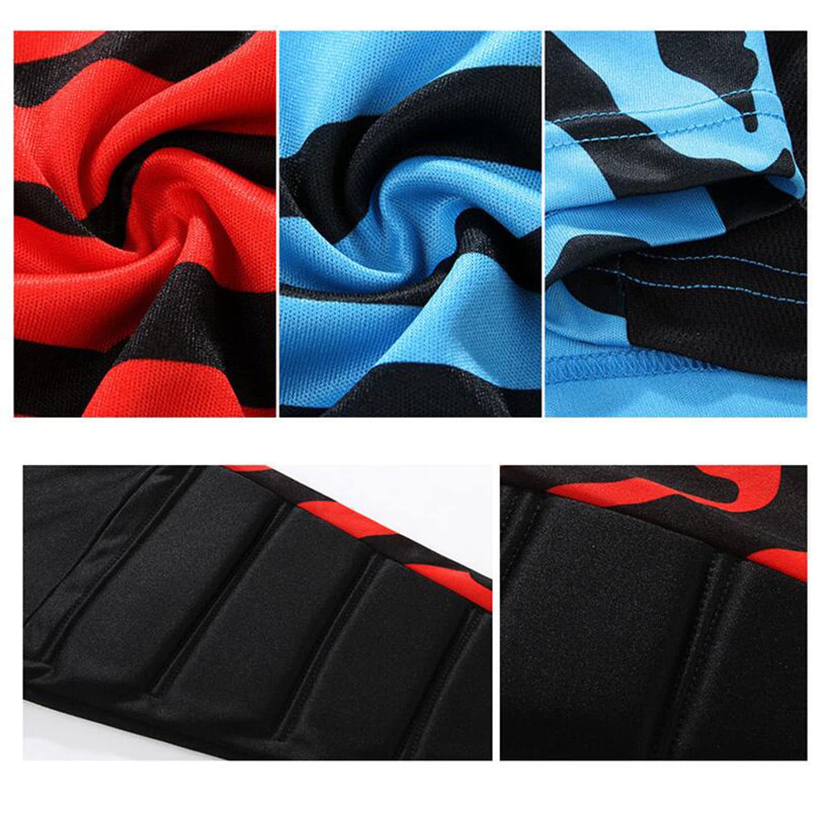 Gardien But Football Gardien de But Uniforme Kit Anti-Collision Chemises à Manches Longues Pantalons Uniformes d'entraînement Costume de Sport de Gardien de But pour Adultes Z0-2