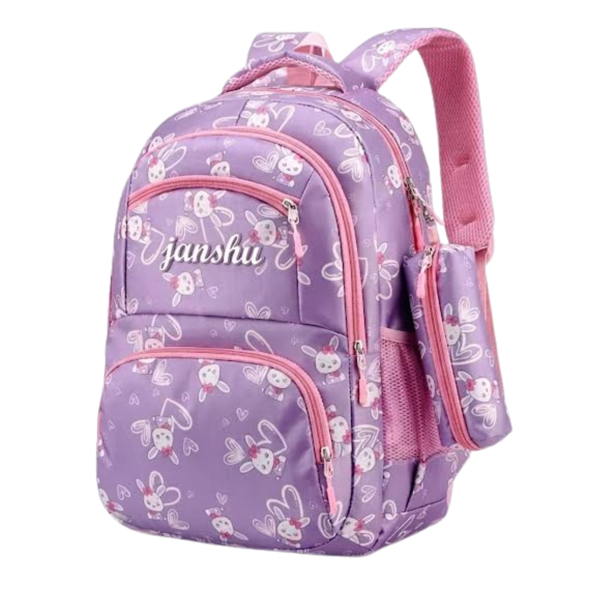 Girls School Backpack Cute Printed School Bag Lightweight Durable Backpack for Kids Daily School and Travel Use-image-25