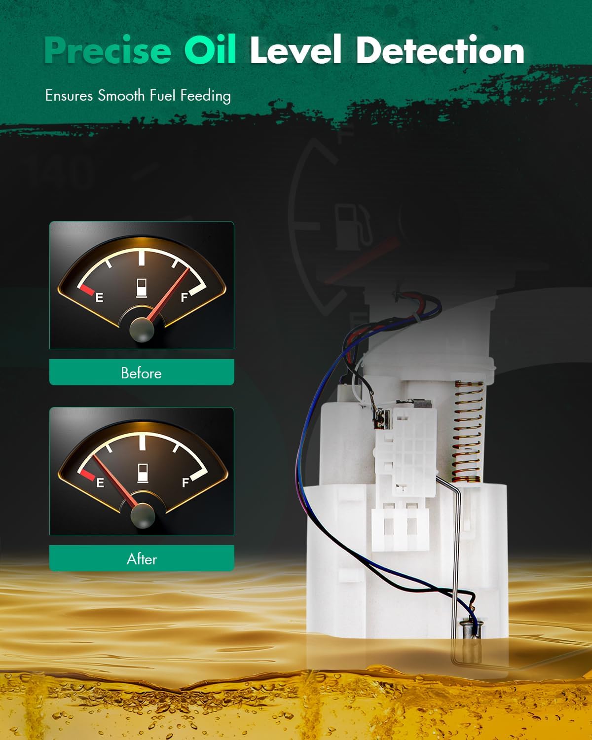 SCITOO Compatible with E8534M Fuel Pump Electrical Assembly High Performance fit for Infiniti G35 M35 M45 for Nissan 350Z