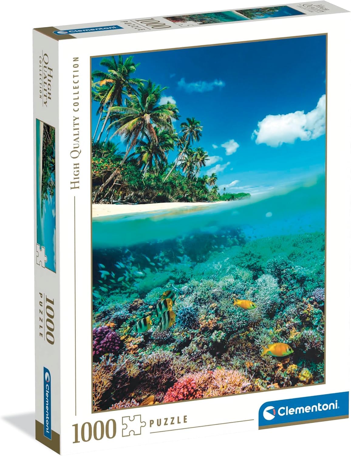 Clementoni Jigsaw Puzzle 1000 pieces, Collectio Summer Paradise, Puzzle for Adults 14-99 Years, Made in Italy, 39881