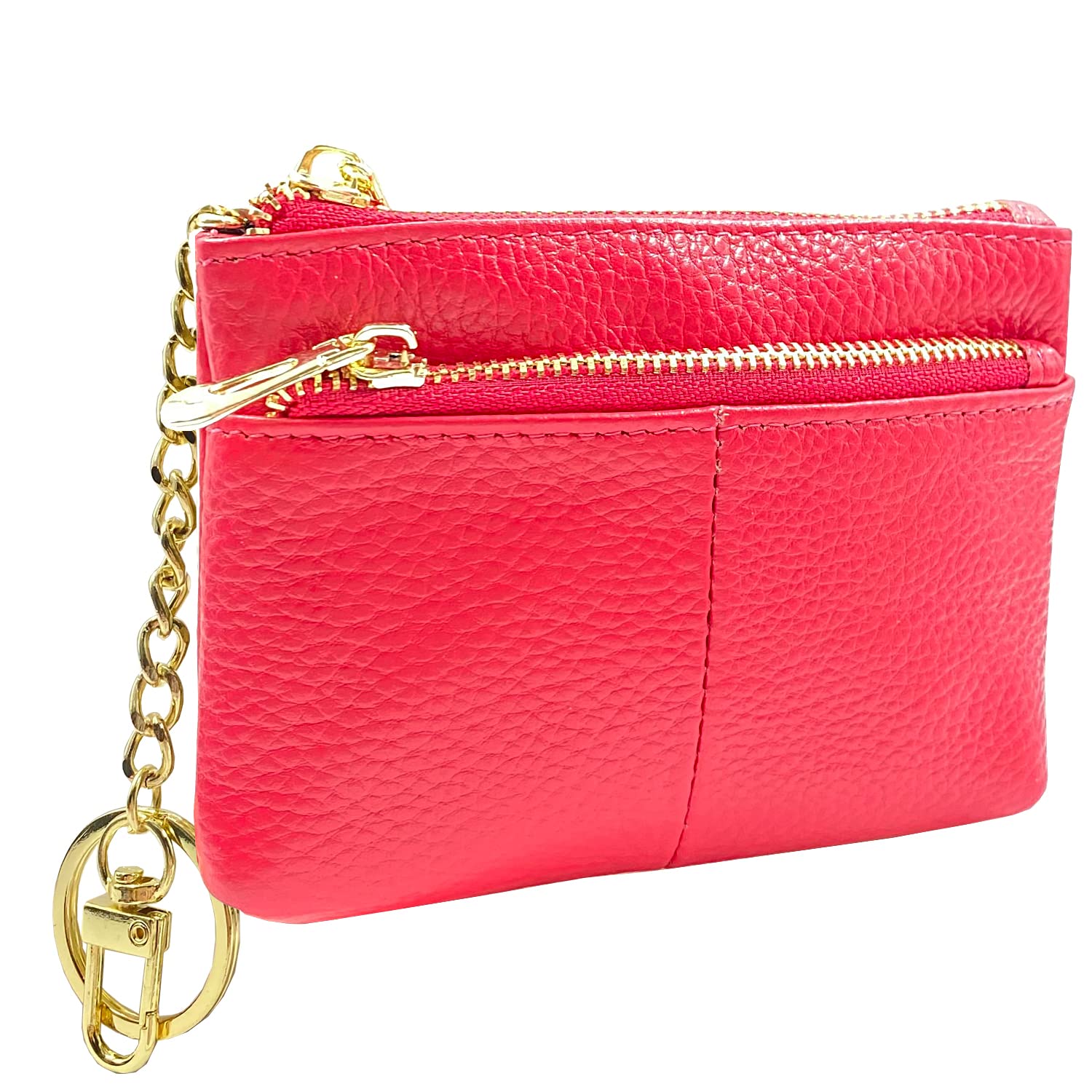 Beurlike Womens RFID Coin Purse Change Wallet Small Leather Card Holder Keychain