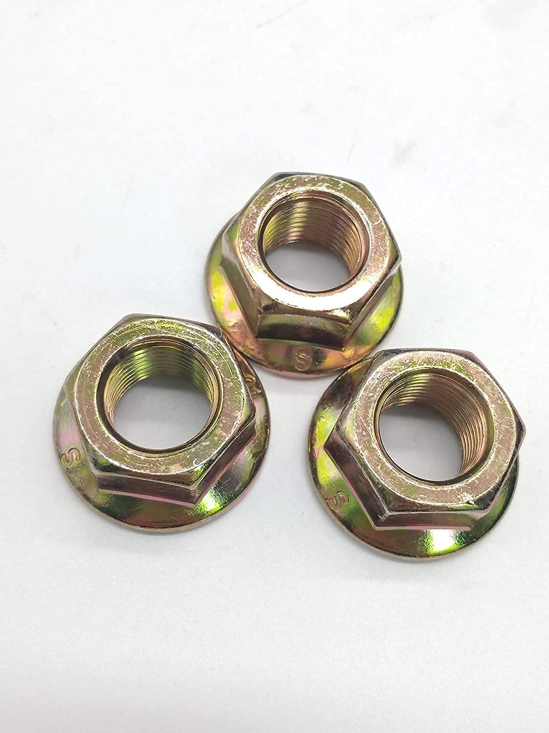 Spindle Blade Hex Nuts 912-0417 912-0417A 712-0417A 712-0417 Fits MTD E20 Lawnmower (3Pack）