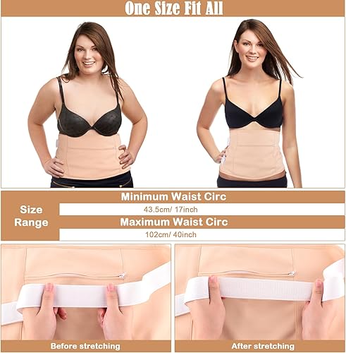 Miniatura 2 de Paquete de 4 piezas de aceite de ricino con paño de franela, kit de aceite de ricino de algodón orgánico para cintura y cuello, correa elástica