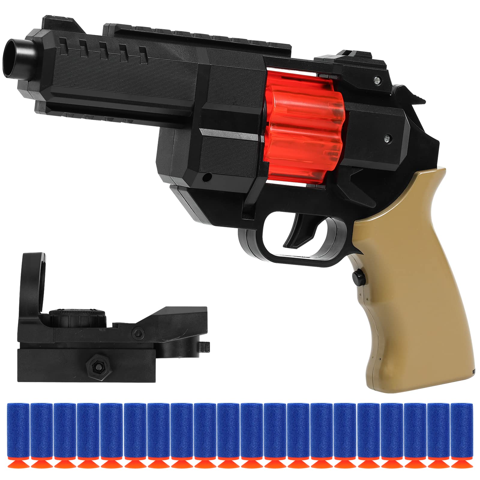 Buy ATONGMU Toy Revolver Foam Electric Motorized Shooting 20pcs Darts