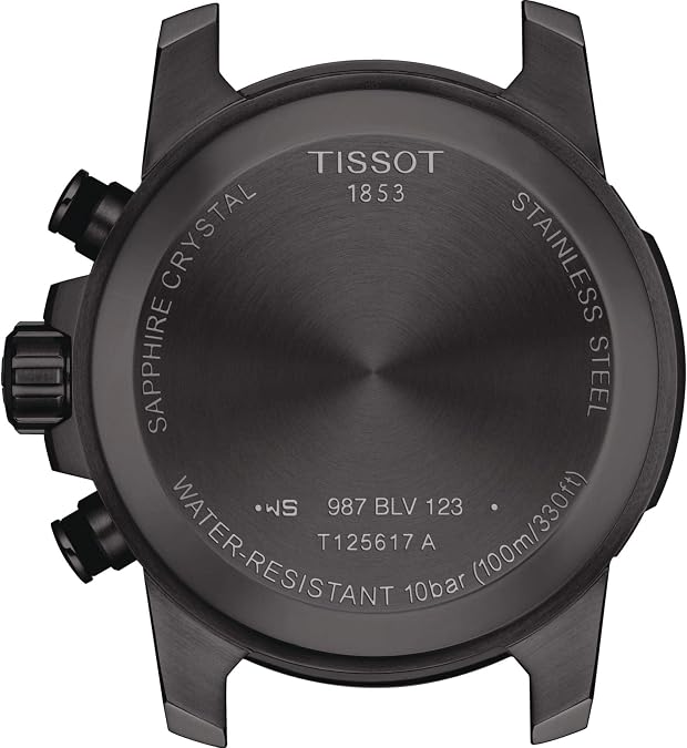 Tissot mens Supersport Stainless Steel Sport Watch Brown T1256173605101