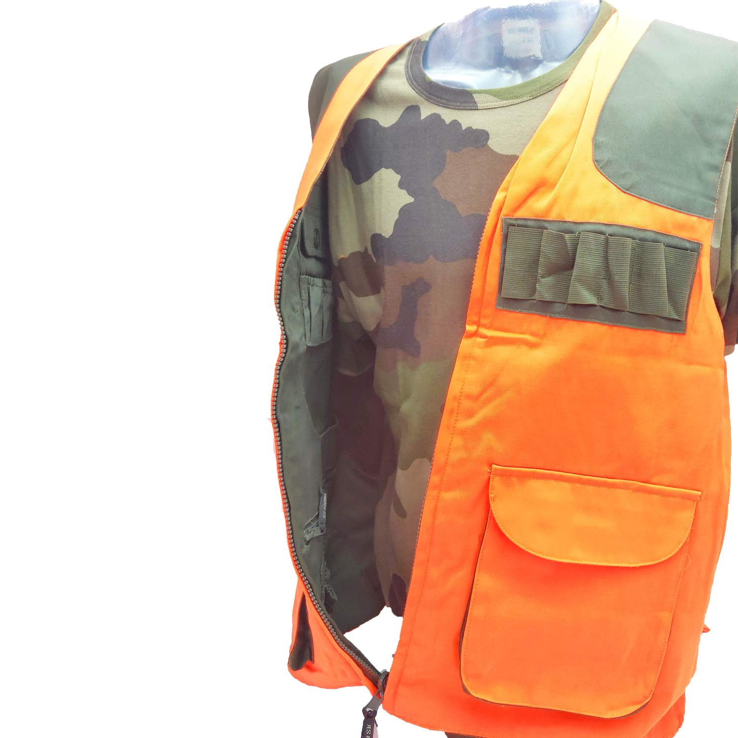 fratelliditalia.org Gilet smanicato abbigliamento caccia double face cartuccera uomo