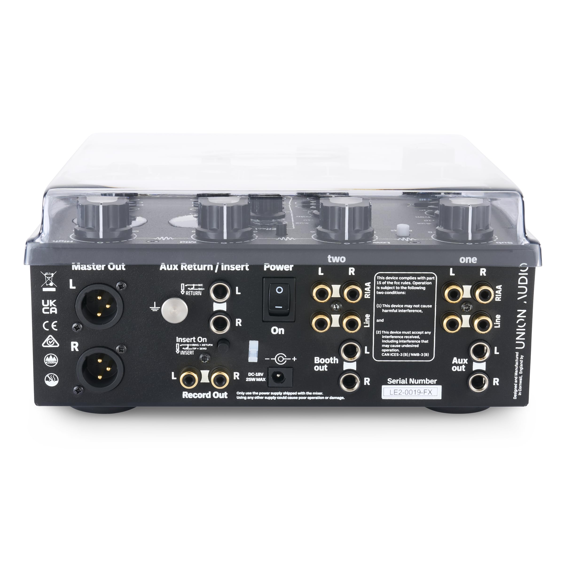 Decksaver Union Audio ORBIT.2 LE (FX) Cover - Housse pour équipement DJ