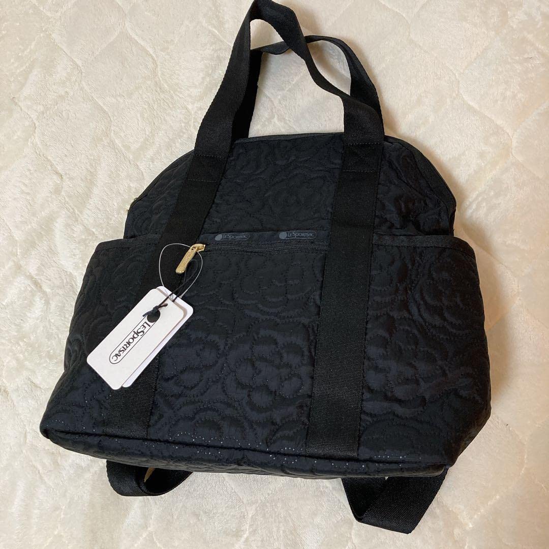 新品タグ付✨レスポートサック パフィーブロッサムズ 2way リュック 黒 Amazon.co.jp: レスポートサック 2wayリュック パフィー