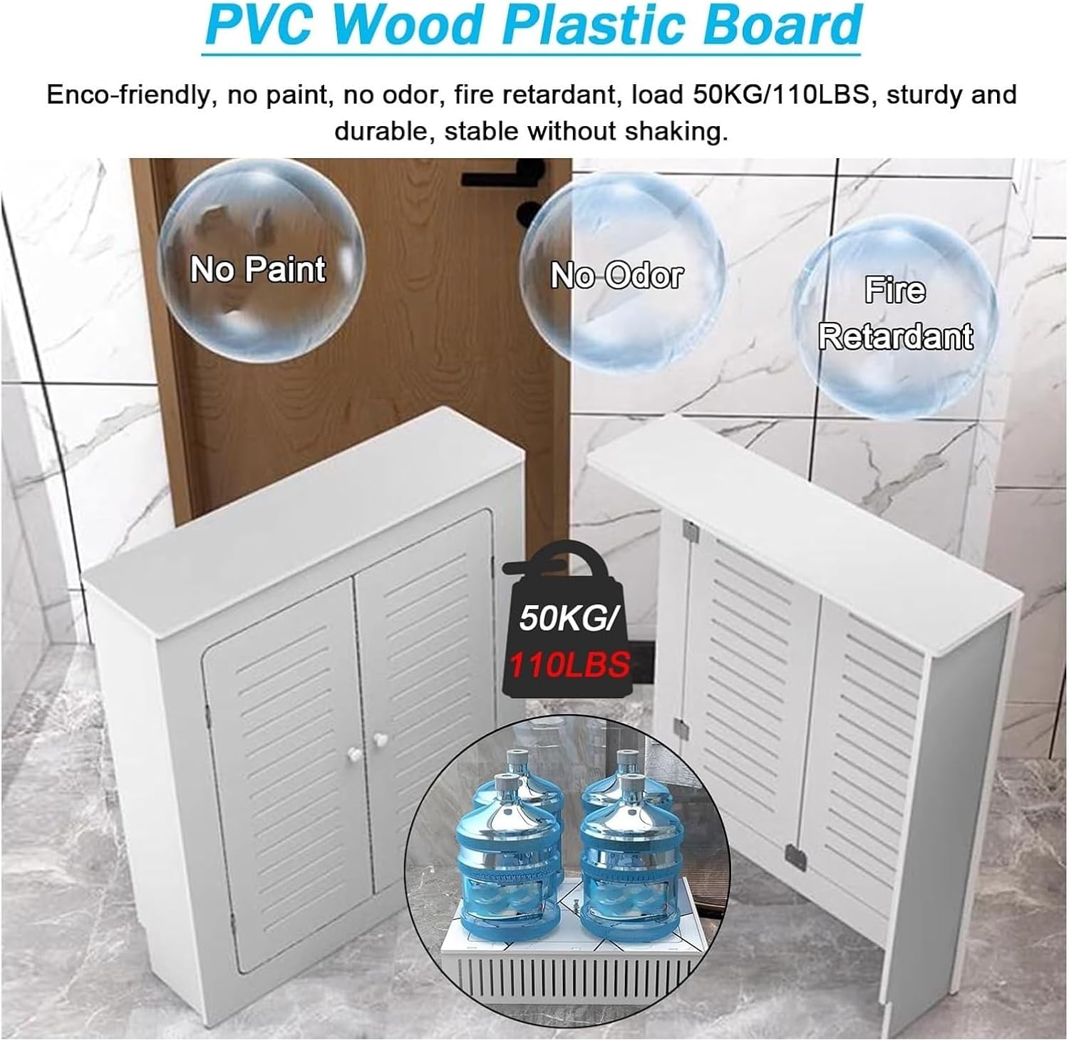 Radiator cover for old radiator，Radiator cabinet， Home Kitchen Radiator Valve Cover Louvered Grill Shelf Cabinet Waterproof Bathroom Floor(50x80x20cm(19.7x31.5x7.9in))