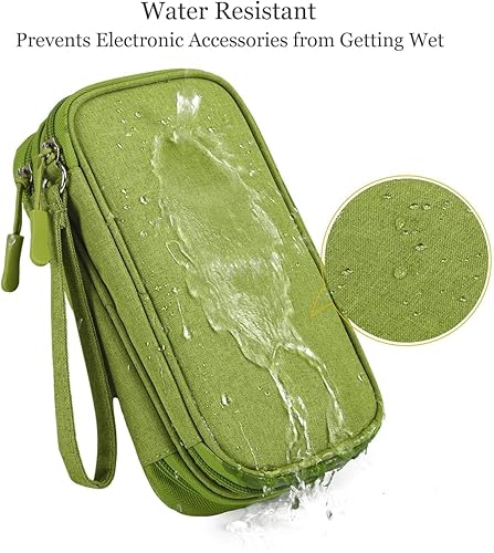 Miniatura 5 de Organizador electrónico para cable de viaje, bolsa organizadora electrónica, bolsa organizadora de accesorios electrónicos para banco de energía,