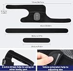 Heated Knee Massager, 5000mAh Rechargeable Heated Knee Warp With Vibration, 3 IN 1 Heated Knee Pad for Shoulder Elbow Knee, 3 Adjustable Vibration and Temperature, Heated Knee Brace for Adult, 1 Pack