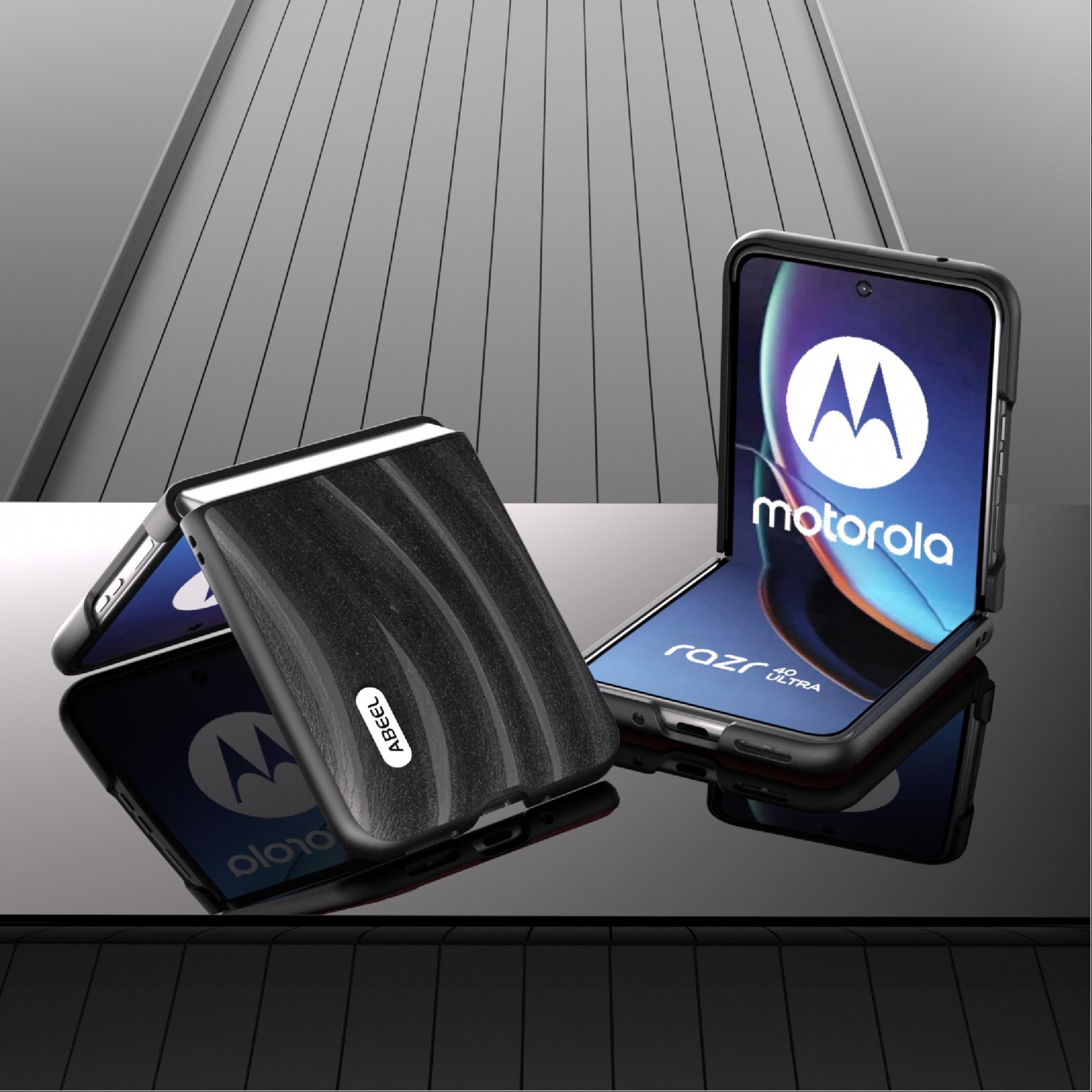 Custodia Portafoglio In Pelle E TPU Per Motorola Razr Plus 2023 - Foto 9