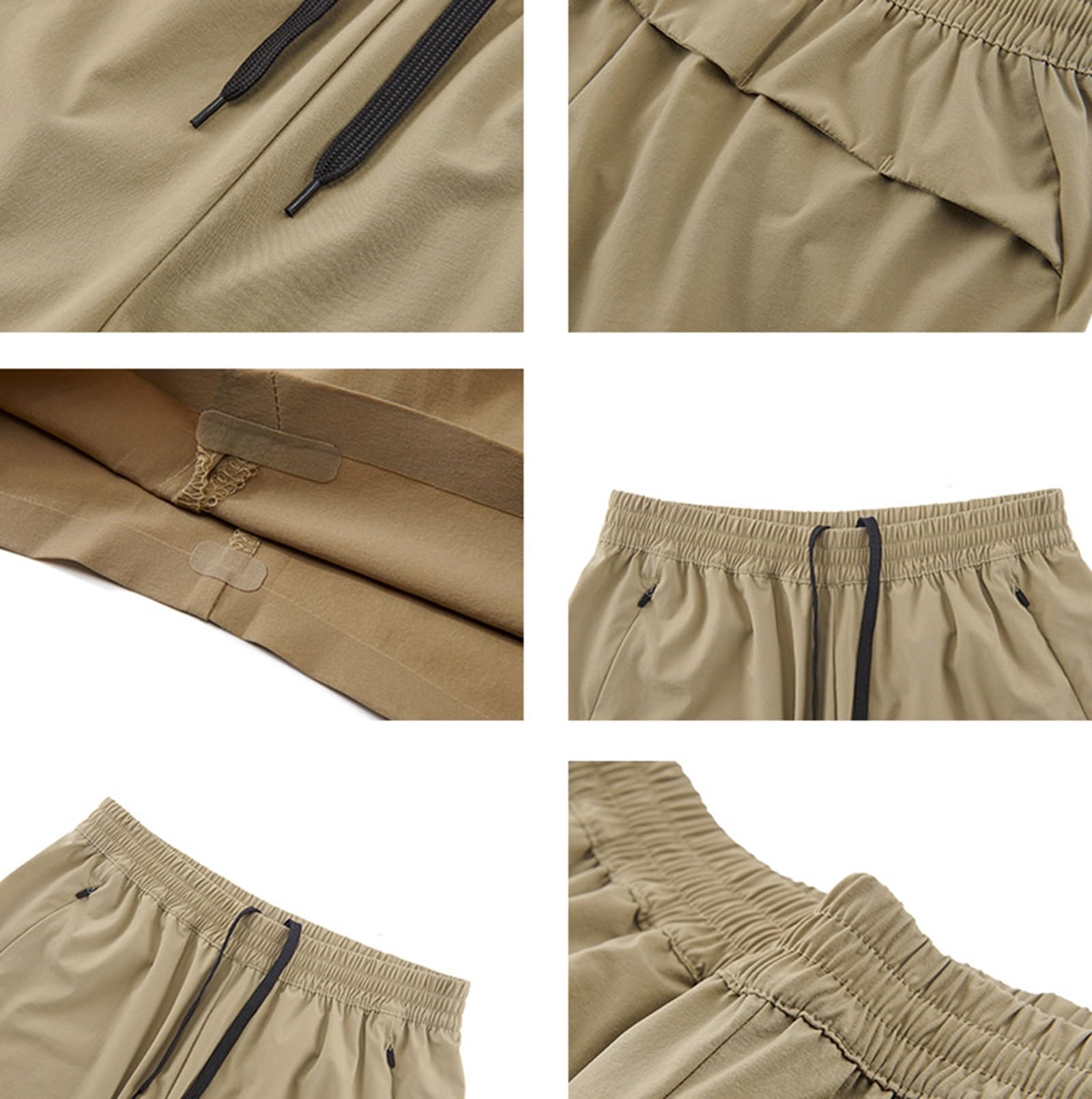 Pantaloncini da Jogging Uomo Pantaloncini da Palestra Pantaloncini da Allenamento Fitness Leggeri ad Asciugatura Rapida con Tasche A Zip