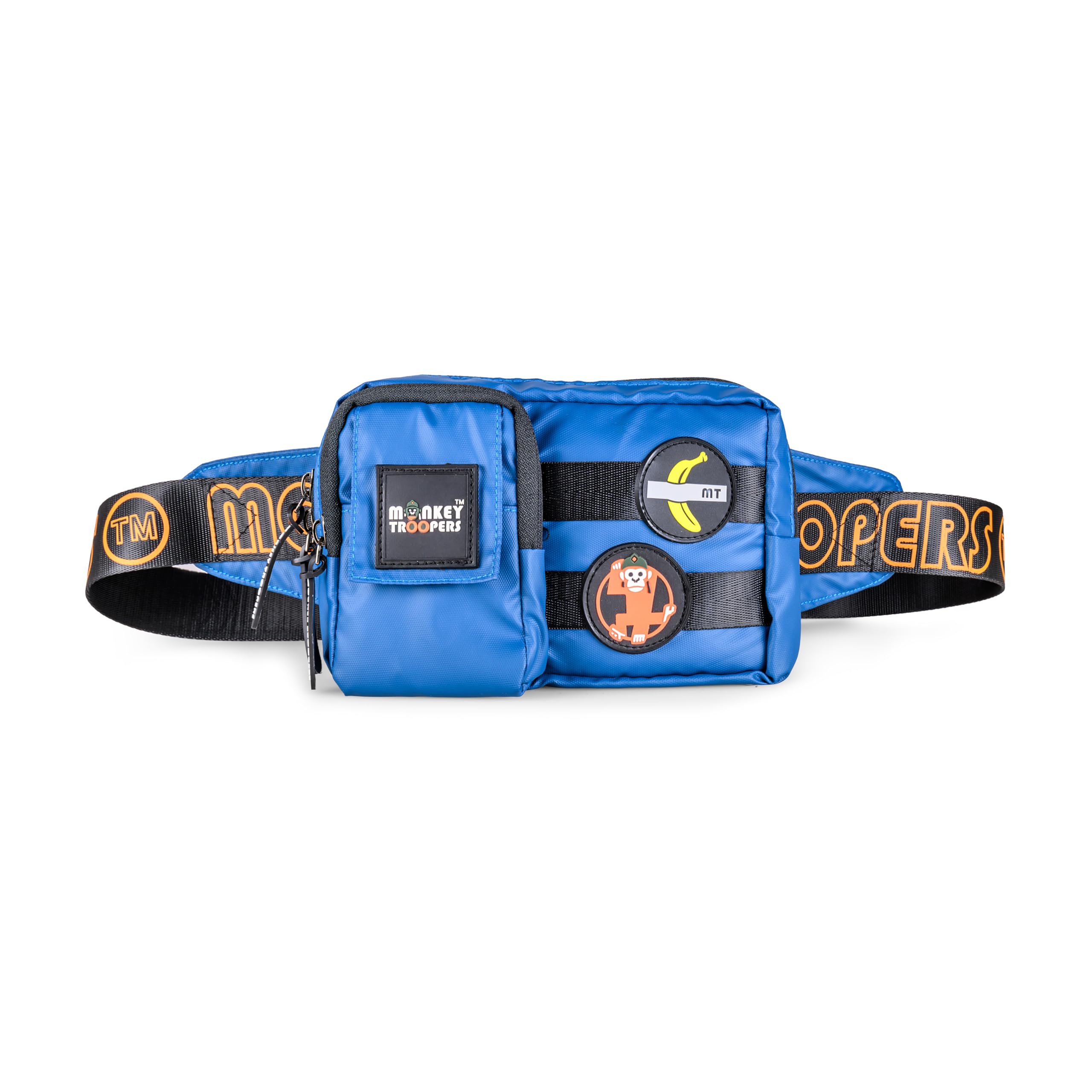 Webby Waist Bag, Crossbody, Chest Bag for Men Women Girls Boys, Lightweight, Durable, Travel, Hikking, Casual, Dailyuse, Water Resistant (Blue)-image-24
