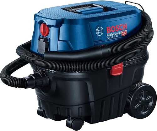 Bosch Professional Aspiratore a umido/a secco GAS 12-25 PL (motore da 1.250 W, portata di 65 l/s, depressione di 200 mbar, incl. filtro HEPA, bocchetta a lancia) - 2