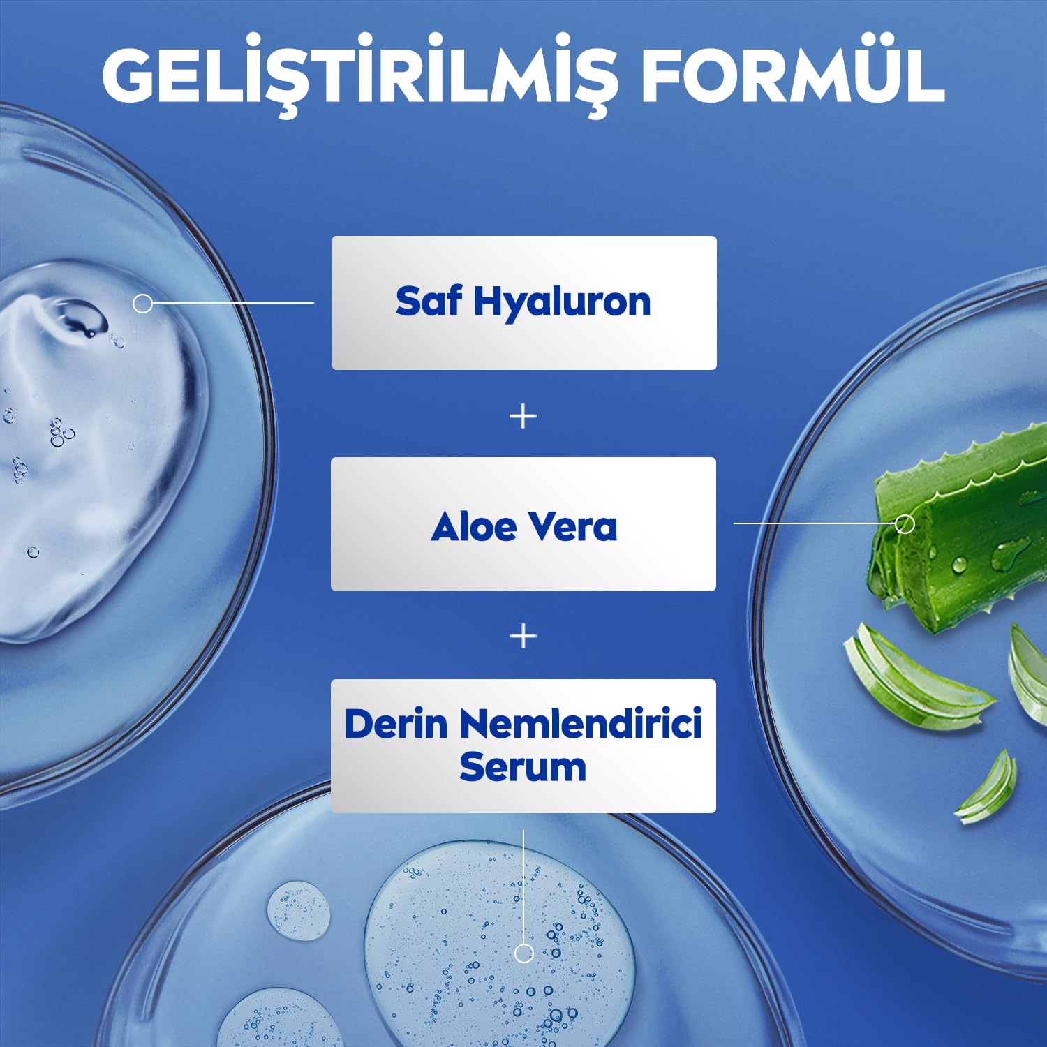 NIVEA Vücut Losyonu Aloe Vera 400 ml, Normal ve Kuru Ciltler için,72 Saat Nemlendirici,Hyaluron,Aloe Vera,Yenileyici Bakım