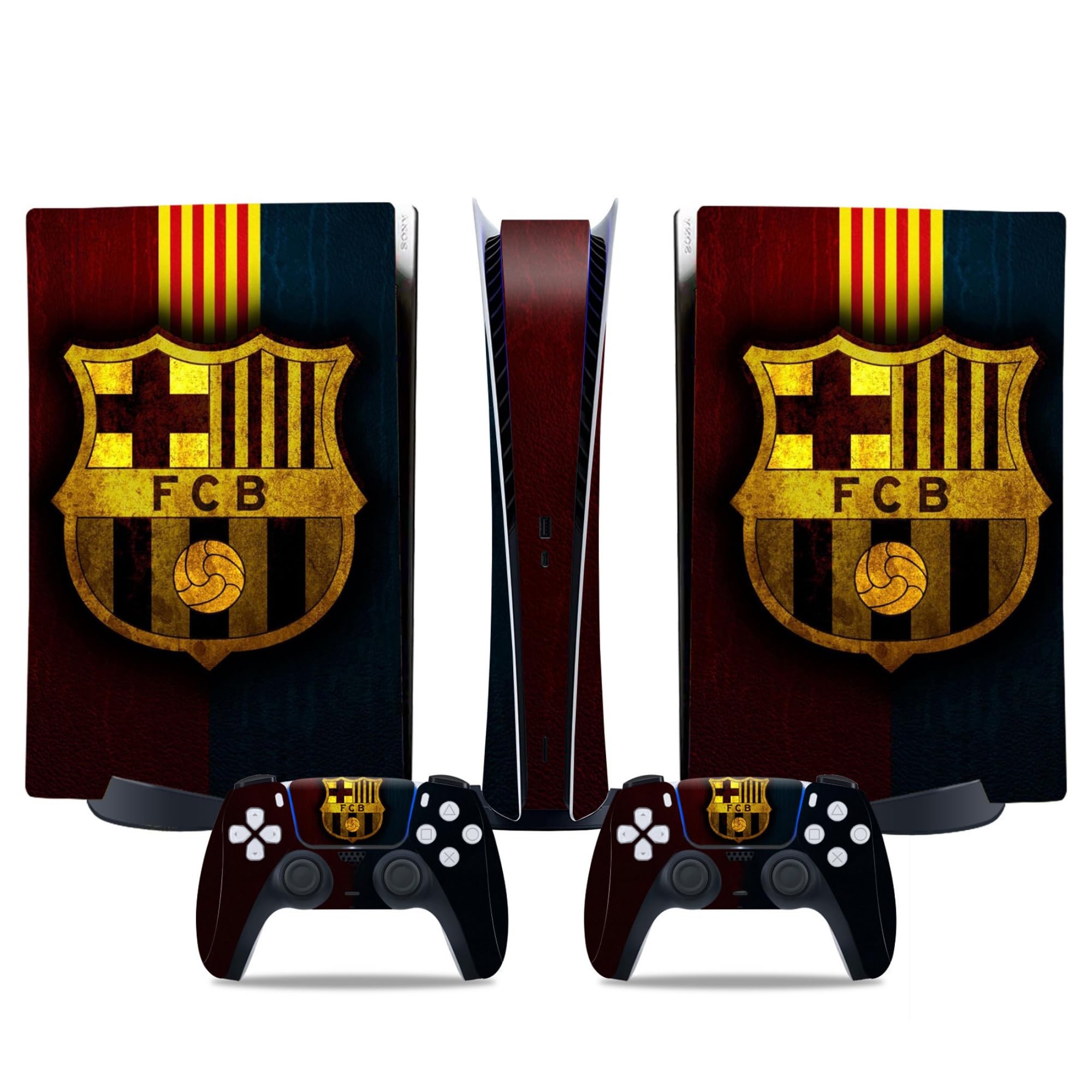 MaD Vision Skin Kit PlayStation 5 PS5 Digital Vinile Opaco FC Barcelona Design