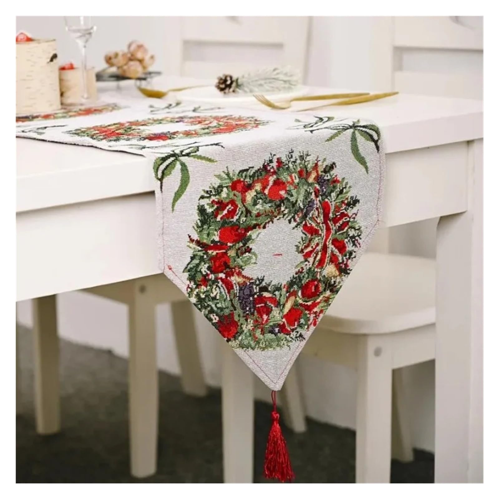 Table Runner Table Runner Decoration Tablecloth Knitted Cloth For Home Decor(4)
