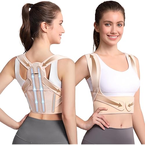 Fit Geno Posture Corrector for Women and Men: (XS/S Under Bust 26"-36")