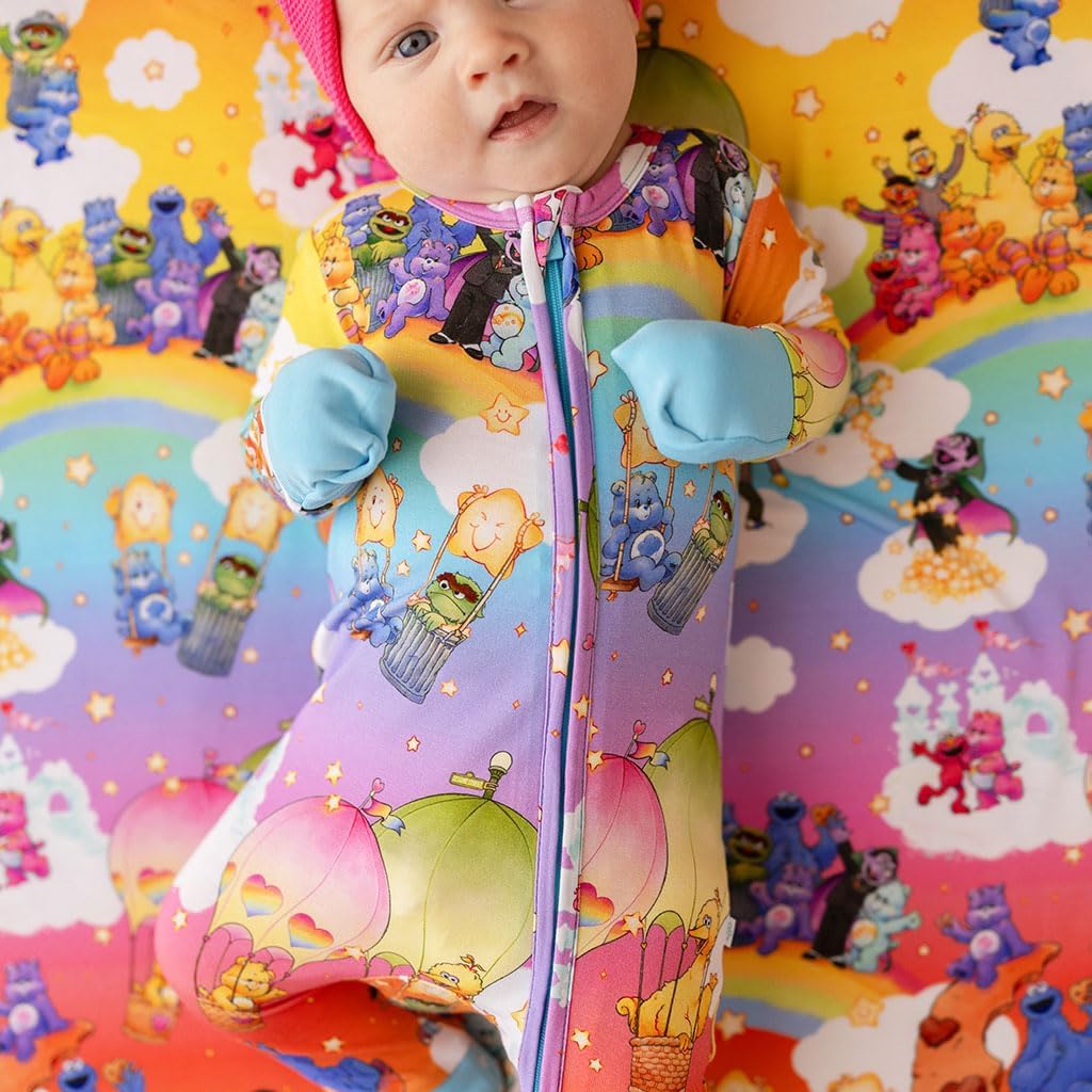 Posh Peanut Convertible Baby Sleepers - Girls Footless Baby Pajamas with 2 Way Zipper for Easy Diaper Changes - Image 5