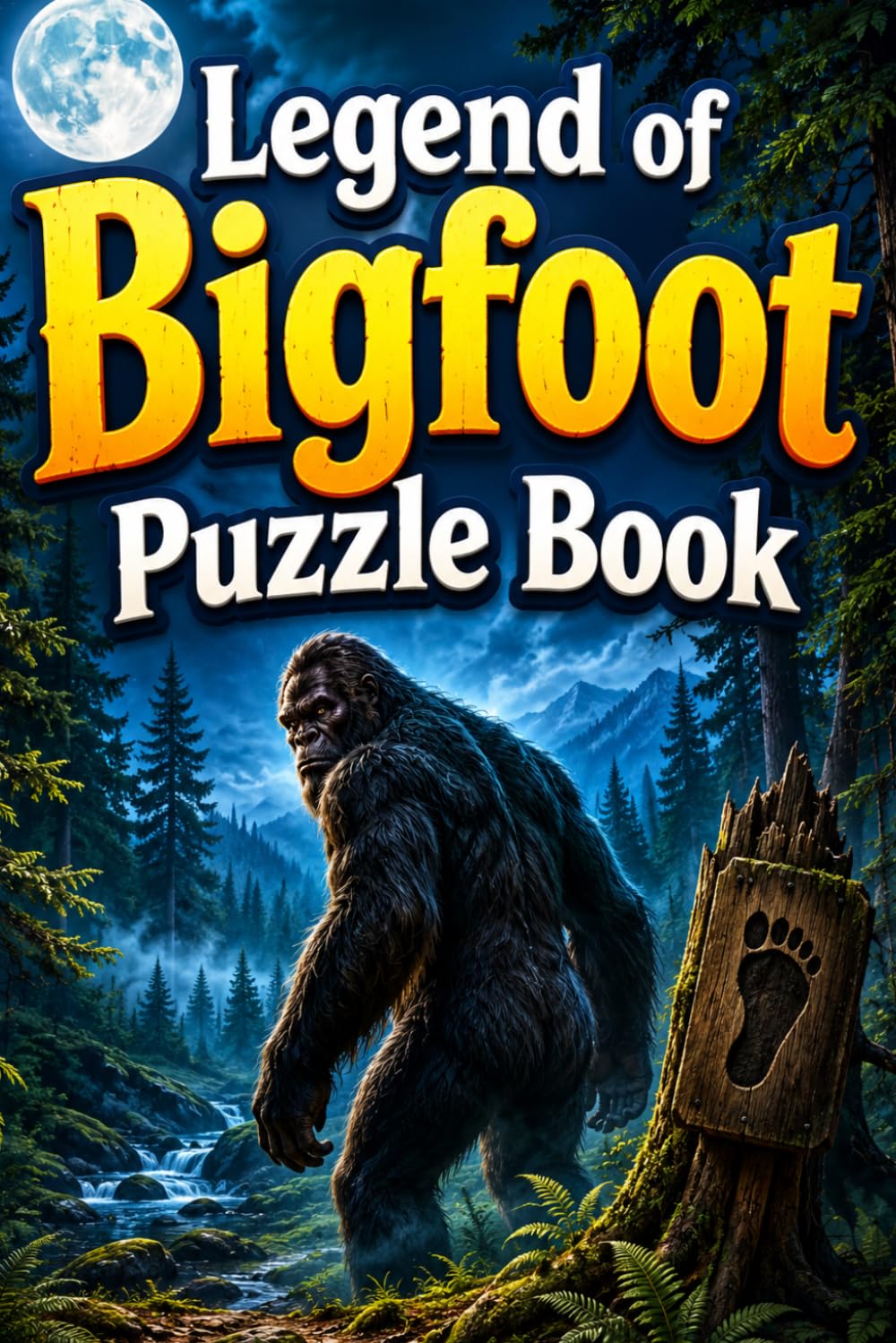 Legend of Bigfoot Puzzle Book: Mysterious Cryptid-Themed Word Search Puzzles for Adventure and Mystery Lovers