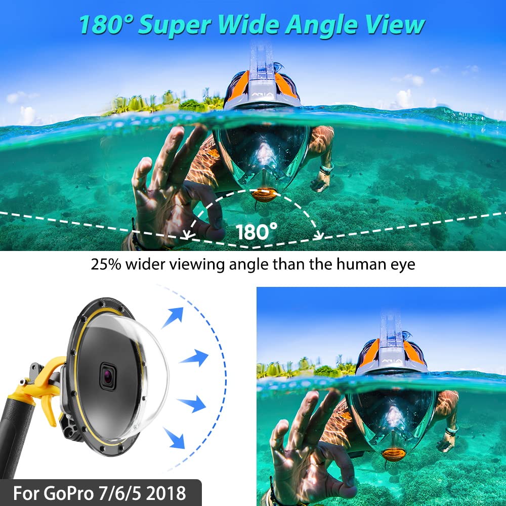 2 Pezzi Custodia Protettiva Per GoPro Hero 7/6/5 - Telaio Fisso Con Supporto Montaggio Rapido, Accessorio Action Cam - Foto 3