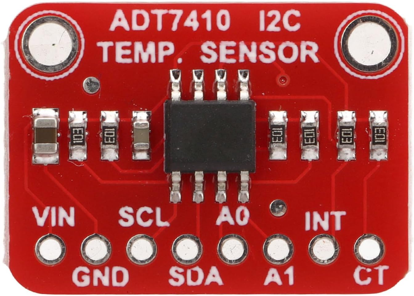 Temperature Sensor Board, 2.7V-5VDC Temperature Sensor Breakout Module Easy Installation ADT7410
