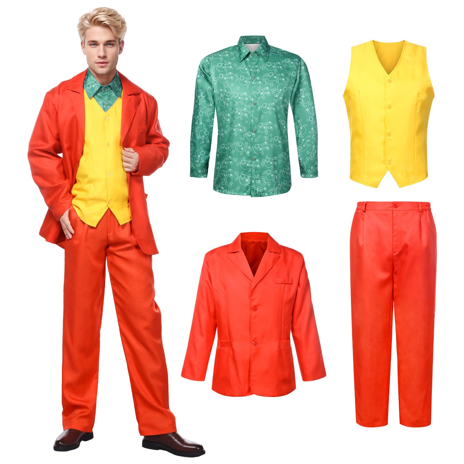 Alaiyaky Halloween Clown Costume (Style A, S)
