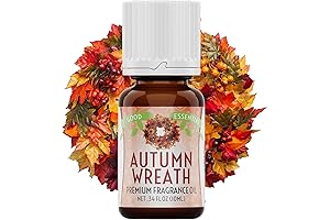 Good Essential Professional Autumn Wreath Fragrance Oil for Diffuser, 10ml/0.33 fl oz