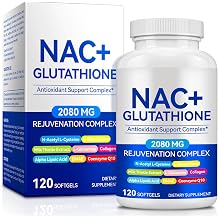 NAC Supplement with Glutathione 2080mg Complex,Antioxidant Support