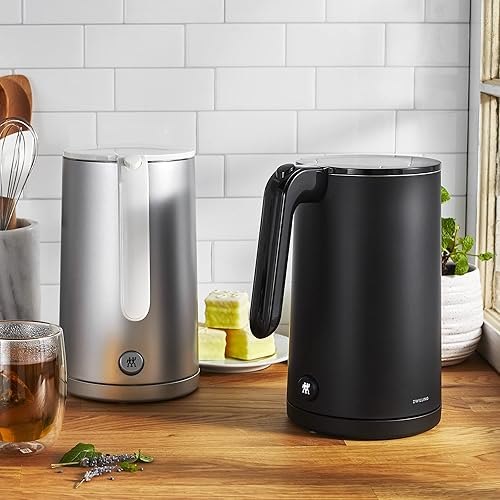 Miniatura 9 de ZWILLING Enfinigy - Hervidor eléctrico Cool Touch de 1.5 litros, tetera inalámbrica y agua caliente, color negro