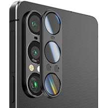 Camera Lens Protector for Xperia 1 Vii, Phone Camera Cover, Black