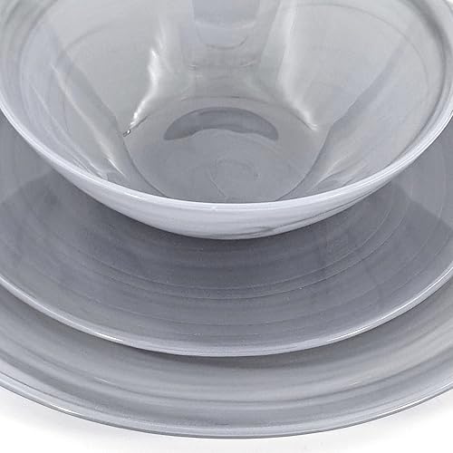 Miniatura 5 de NUAGE - Juego de vajilla de 12 piezas, grafito