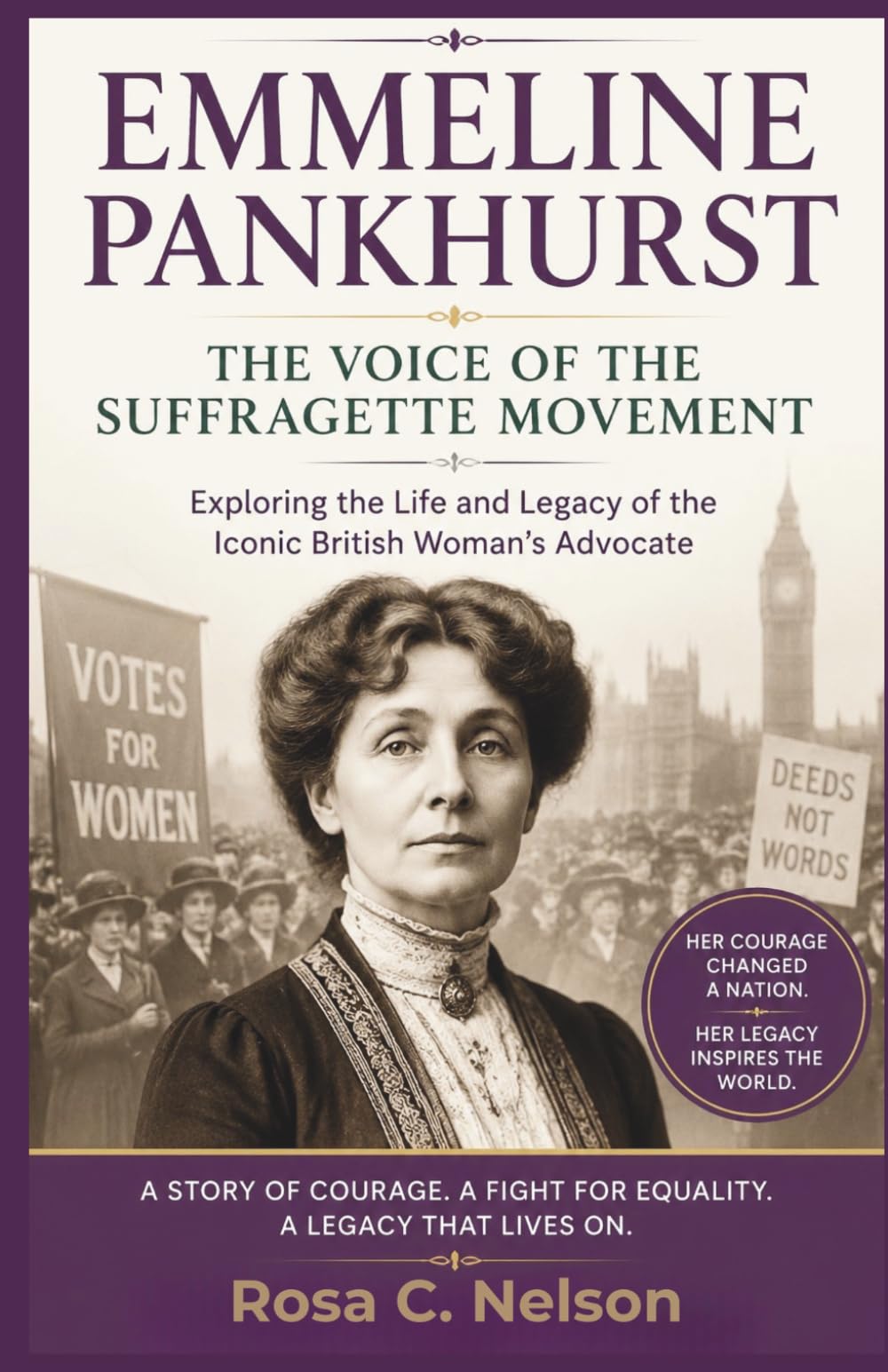 EMMELINE PANKHURST : The Voice of the Suffragette Movement: Exploring the Life and Legacy of the Iconic British Woman’s Advocate
