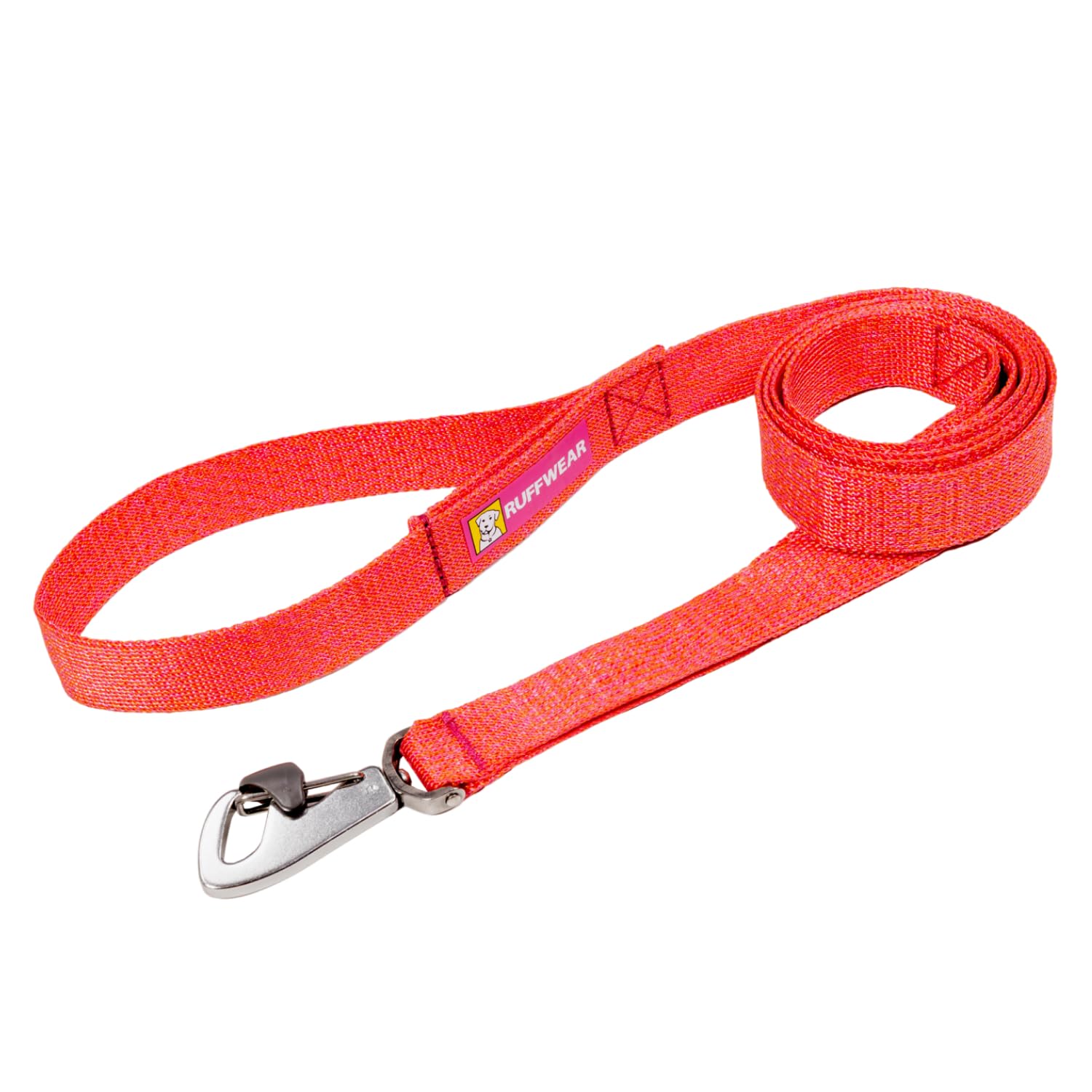 Ruffwear Front Range Dog Lead 1.5m, Lightweight & Strong Everyday Dog Leash, Engineered Knit, Soft & Flexible Handle with Carry Loop for Pet Poop Bags, Rose Violet