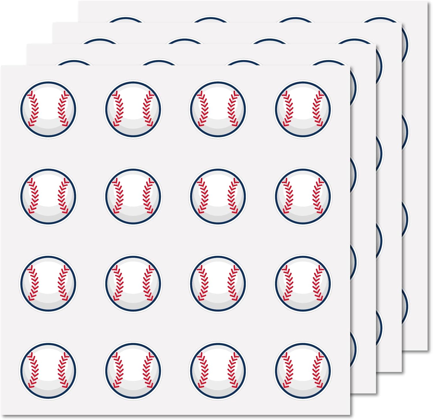 CREATCABIN 128Pcs Baseball Stickers Planner Stickers PVC