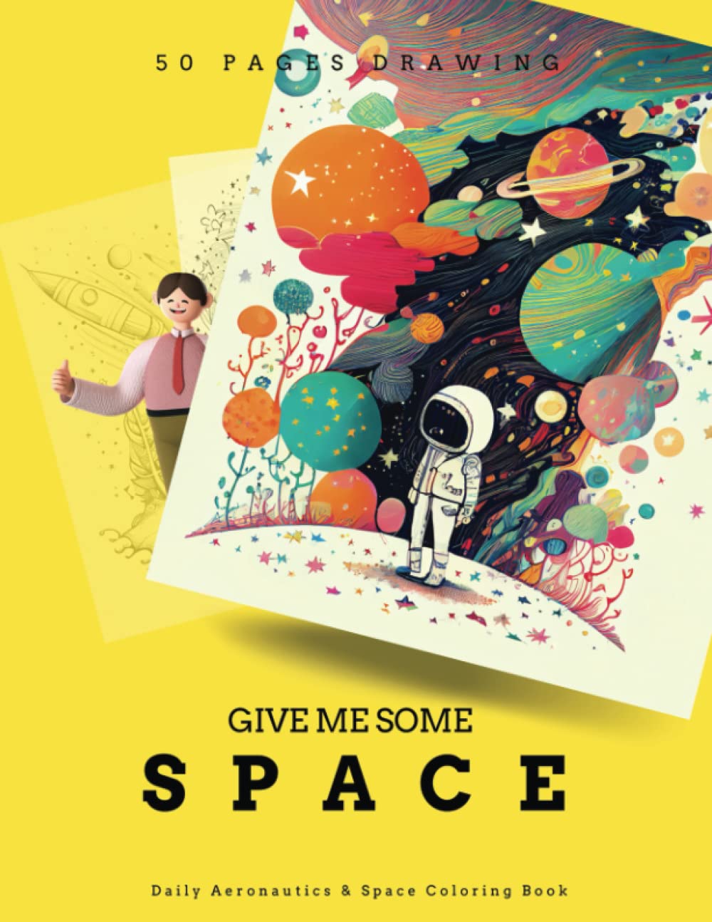 Aeronautics & Space (Coloring Books): Simple and easy to colored