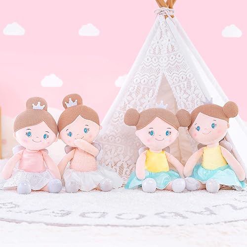 Miniatura 8 de Gloveleya Muñecas Primera Bebé Niña Regalos Suave Muñeca de Peluche Amarillo