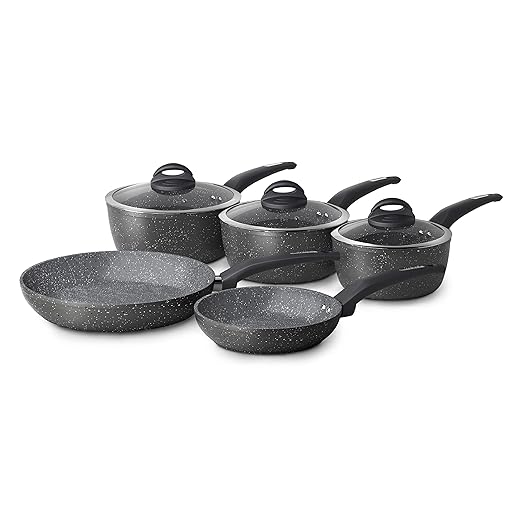 Tower Cerastone 5-Piece Non-Stick Pan Set