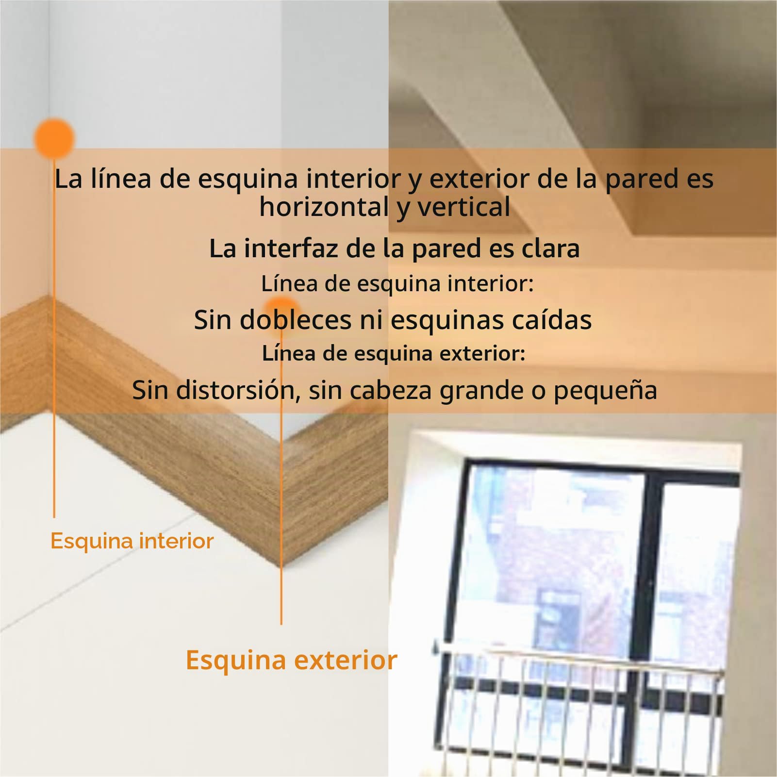 Cinta reforzada para esquinas de paneles de yeso para paredes, cinta con metal para esquina interior y exterior de paneles de yeso, 5 cm x 30,5 m, 1 rollo, sin lado adhesivo