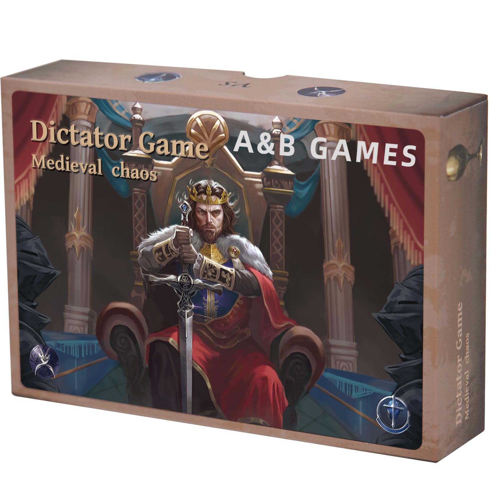 Dictator Game: Medieval Strategy - Power Struggles as Lord or Official, Card Game for 5-10 Players, Ages 14+, with Skill Cards & Identity Swaps - Perfect for Parties & Game Nights