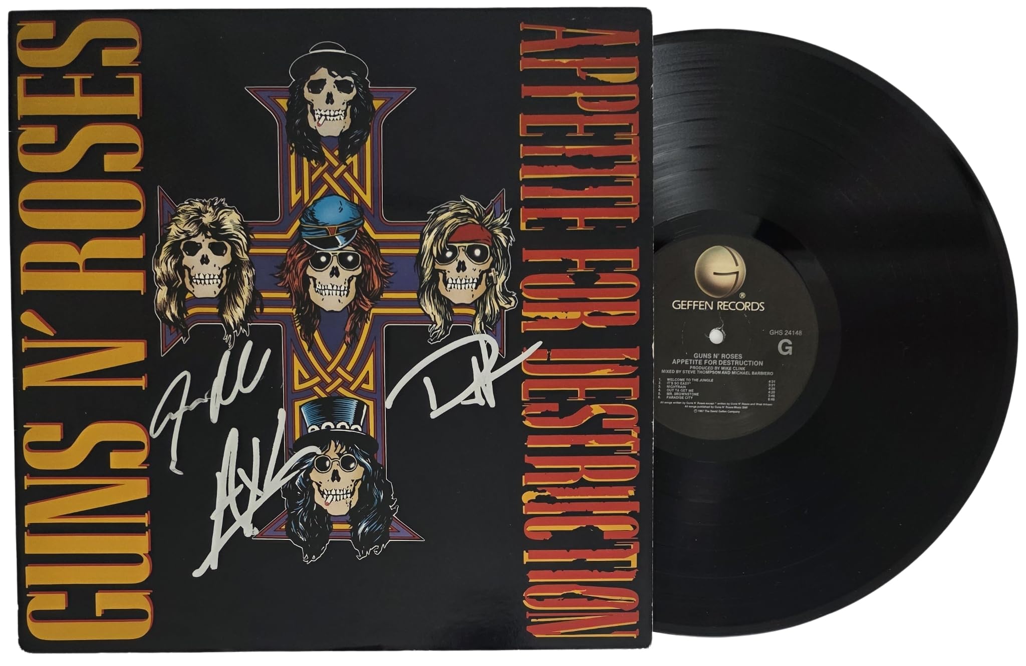 Amazon.com: Guns N Roses Signed Appetite for Destruction Album