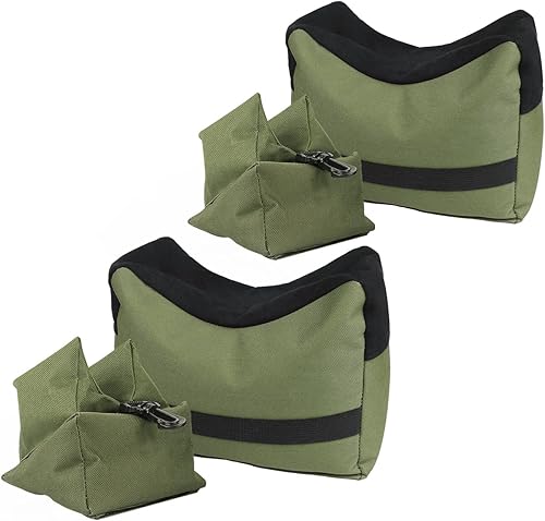 Twod - Bolsas de descanso para tiro al aire libre, soporte delantero y trasero, soporte para saco de arena, para rifle de pistola, tiro y