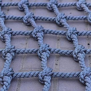 HCQW cargo net climbing kids Protective Safety Net Climbing Net For Kids Multi-Purpose Climbing Cargo Netting Enhance Physical Fitness for Tree House ,Obstacle Training ( Size : 4*5m(12.12*15.15ft) )