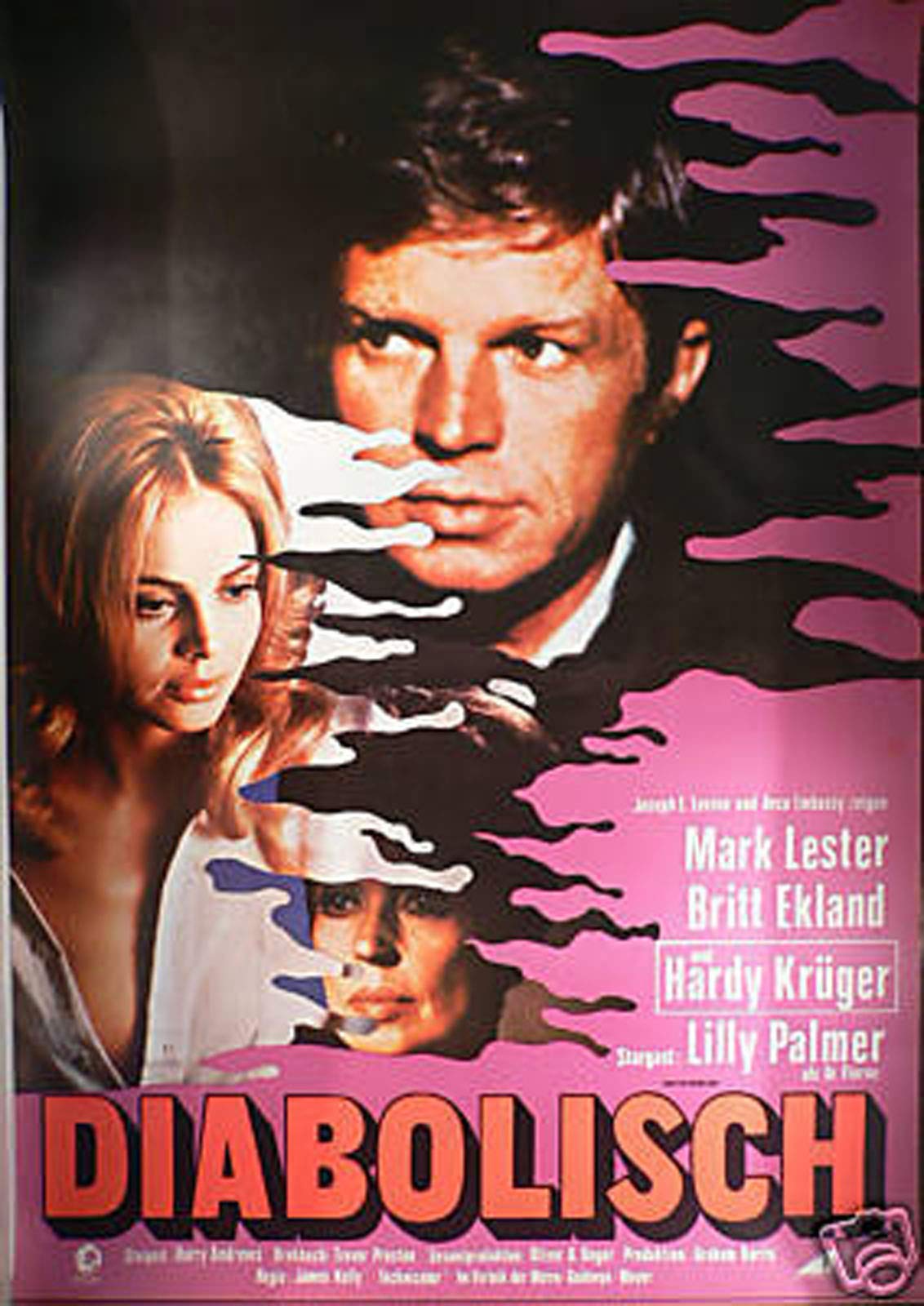 Hardy Krüger Affiche de film enroulée Format A1 84 x 60 cm