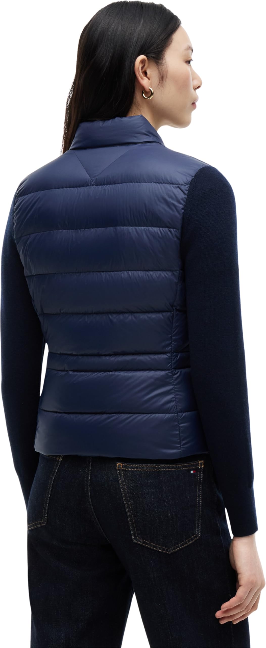 Tommy Hilfiger Damen Lw Down Knit Mix Jacket Ww0ww51095 Pufferjacke (1er Pack)